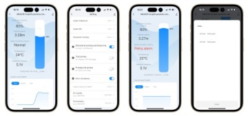 Tuya Smart WiFi датчик уровня воды в баке + монитор