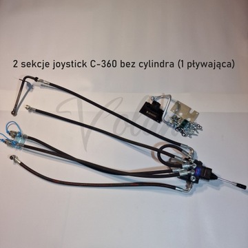 ROZDZIELACZ 2 SEKCJE ZEWNĘTRZNY JOYSTICK C-360 DŹOJSTIK PODONOŚNIK KOMPLET