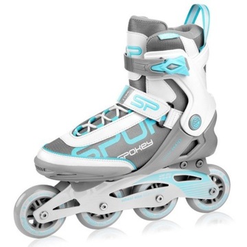 ROLKI REKREACYJNE FITNESS mocne WYTRZYMAŁE ABEC-9 Spokey PRIME PRO