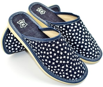 KAPCIE PANTOFLE KLAPKI DOMOWE DAMSKIE CIAPY R. 38 - 24 CM