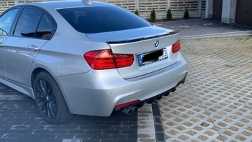 BMW F30 F32 F36 спойлер элеронов, черный глянец