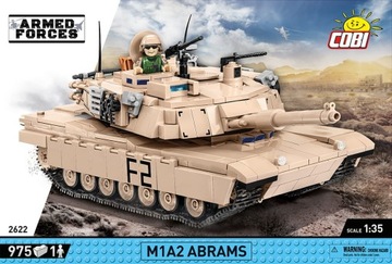 COBI 2622 amerykański CZOŁG M1A2 ABRAMS 975 el.