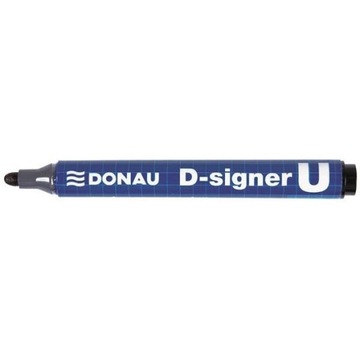Marker DONAU perm. D-Singer U okr. - czarny