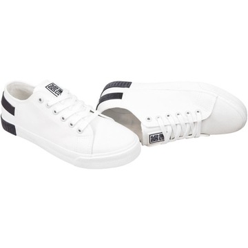 białe trampki damskie BIG STAR buty LL274039 stylowe tenisówki 39