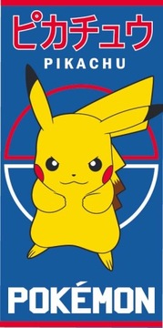 RĘCZNIK KĄPIELOWY PLAŻOWY 70/140 POKEMON PIKACZU