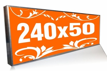 KASETON REKLAMOWY 240x50 LED