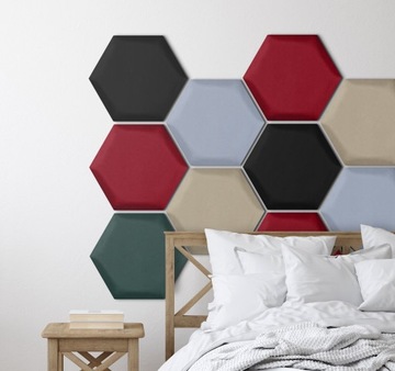 PLASTER MIODU PANELE TAPICEROWANE HEXAGON