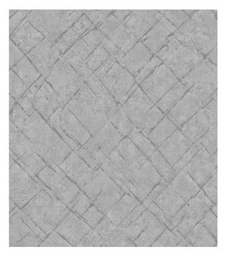 Tapeta ścienna w geometryczne wzory szara winylowa