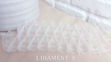 ЛЕНТА АЛМАЗНАЯ РЕБРИЦА 10 СМ X Y LINE, ПОЛНЫЙ РУЛОН