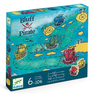 DJECO - gra BLUFF - Zabawa i Blef PIRACI