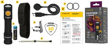 МОЩНЫЙ АККУМУЛЯТОРНЫЙ ФОНАРЬ ДЛЯ КЕМПИНГА PARTNER C2 1100 ЛМ ХОЛОДНОГО ЦВЕТА USB