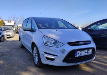 Ford S-Max I Van Facelifting 2.0 Duratorq TDCi DPF 140KM 2014 Ford S-Max 2014r, 2.0 TDCI. AUTOMAT. Lekko uszkodzony tyl. Jezdzi. 2.0