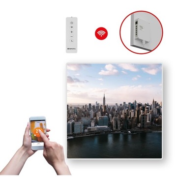 DEKORACYJNY PANEL GRZEWCZY na podczerwień o mocy 350W z WIFI