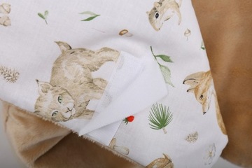 OTULACZ DO FOTELIKA WÓZKA NOSIDEŁKA ZAPINANY CIEPŁY BAWEŁNA PLUSZ BABYMAM