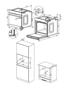Комплект AMICA ED3765171W F-TYPE + плата PG6411SRW