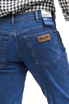 Męskie spodnie jeansowe proste Wrangler TEXAS SLIM W32 L34