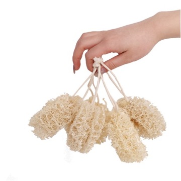 NATURALNA GĄBKA LOOFAH MYJKA DO MYCIA PEELINGU CIAŁA GŁADKA I MIĘKKA SKÓRA