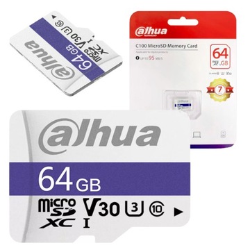 KARTA PAMIĘCI 64GB DAHUA MICROSD XC TF-C100/64GB