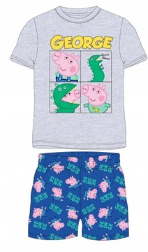 PIŻAMA CHŁOPIĘCA ŚWINKA PEPPA GEORGE KR. RĘKAW 128