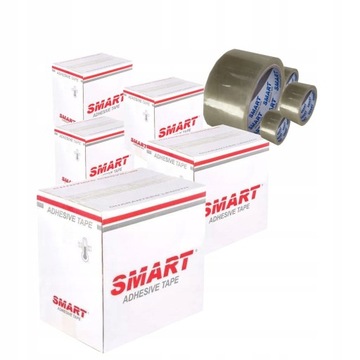 ЛЕНТА УПАКОВОЧНАЯ 48/50 ПРОЗРАЧНАЯ SMART ПРОЧНАЯ КЛЕЙКА