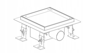 Трап квадратный 15 см.