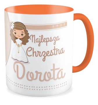 ФОТО Оранжевая кружка GODPARLS' COMMUNION CREATOR