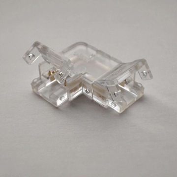 Угловой разъем для светодиодной ленты 8 мм, угловой L, 2 PIN