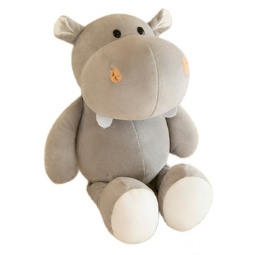 MASKOTKA PLUSZAK PRZYTULANKA ZABAWKA HIPOPOTAM HIPCIO ZOO ZWIERZAK 27 cm