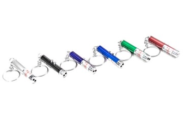 ЛАЗЕРНЫЙ ФОНАРИК 2В1 ИГРУШКА-БРЕЛОК ДЛЯ КОШКИ-ПОЙНТЕРА