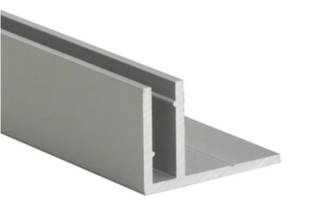 Aluminiowy profil czołowy F 10mm: 6m