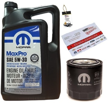 MOPAR 5W30 5L + FILTR OFE00292 (MO-090) + GRATISY