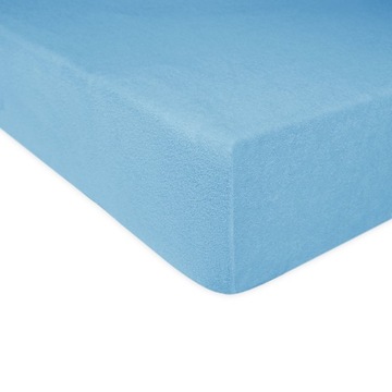 Prześcieradło FROTTE 80x160x15 wz. niebieski