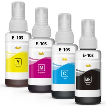 4x TUSZ 103 XL DO EPSON L3250 L3256 L3260 L3266