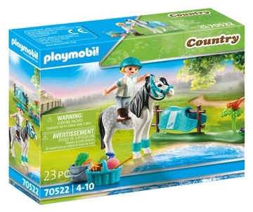 PLAYMOBIL Zestaw Kucyk niemiecki Figurka + AKC