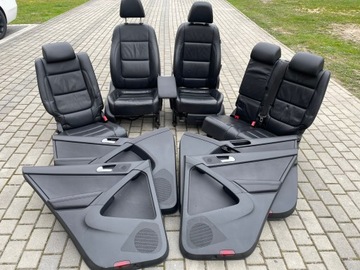 FOTELE SKÓRA SKÓRZANE KOMPLET KANAPA VW TIGUAN 5N 07-15