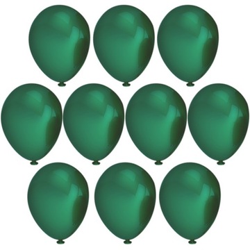 Balony Zielone Metaliczne Na Komunię Urodziny Ślub Boho Zestaw Balonów
