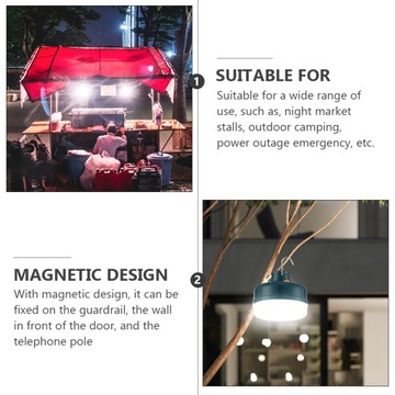 Палатка для кемпинга с беседкой для наружного аварийного освещения