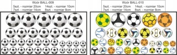 Наклейки на стену - Футбол и футбольные мячи