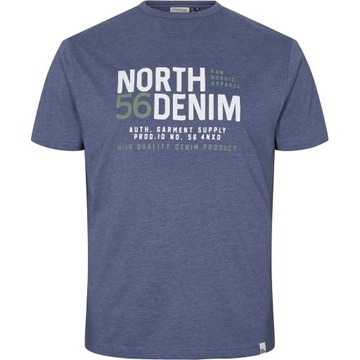 Duża koszulka męska NORTH 56*4 t-shirt duże rozmiary 3XL