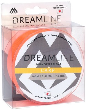 ŻYŁKA DREAMLINE CARP 0,35mm 600m ORANGE FLUO