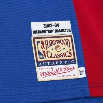Футболка Mitchell & Ness PISTONS 2003 RICHARD HAMILTON ROYAL - L