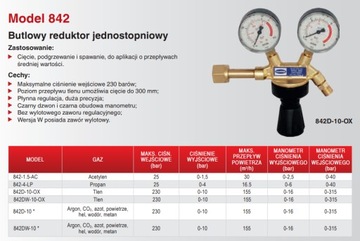 Редуктор кислорода HARRIS 842DW-10-OX — LINCOLN