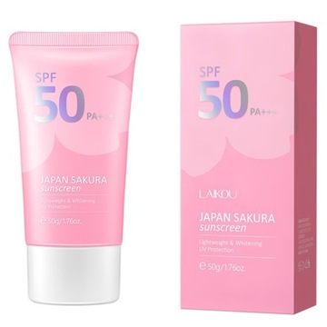 krem wybielający do twarzy z filtrem przeciwsłonecznym SPF50