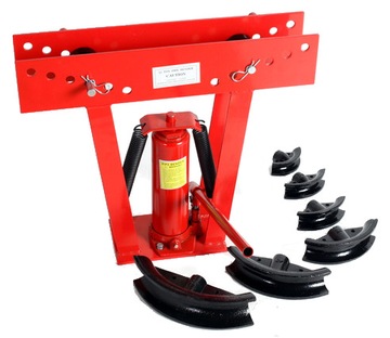 GIĘTARKA HYDRAULICZNA DO RUR 12 TON PLUS 6 KAMIENI