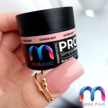 MaluLac PRO Simple Shape наращивающий гель для ногтей 45г