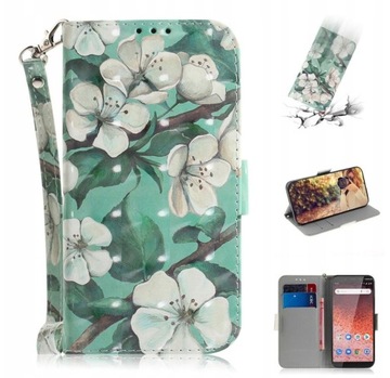 ETUI POKROWIEC SK0RZANE MAGNES DO Nokia 1 Plus