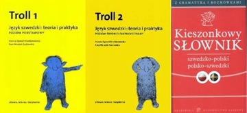 TROLL SZWEDZKI TEORIA i PRAKTYKA 1 i 2 +SŁOWNIK