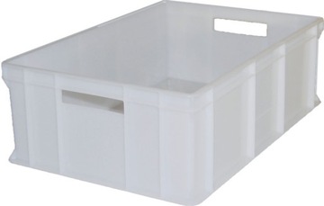 POJEMNIK PLASTIKOWY 600x400x200 BIAŁY