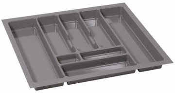 WKŁAD SZUFLADY NA SZTUĆCE ORGANIZER 70 CM METALIC