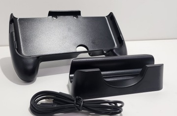 Зарядная станция, подставка для зарядки New 2DS XL + GRIP CASE